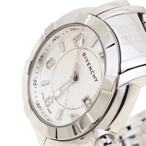 givenchy mens watch gv.5254j|GIVENCHY White Stainless Steel GV.5254J Men's Wristwatch .